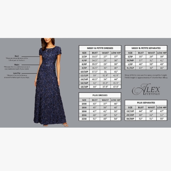 Alex Evenings Sequin V-Neck Knee-Length Dress – Size 18 - Picture 12 of 14